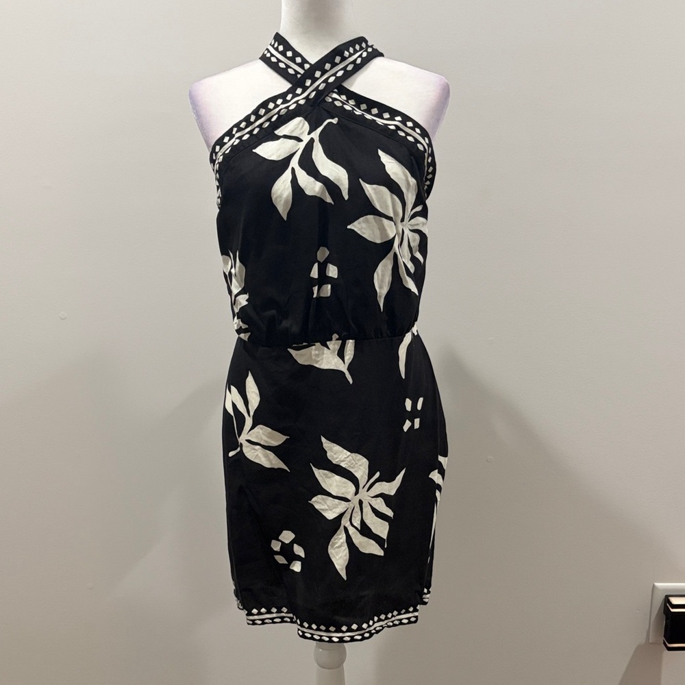 👗Host Pick👗 LOFT Crossover Halter Neck Mini Dress - Picture 5 of 6